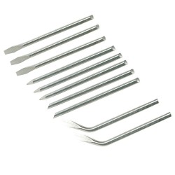 Soldering Iron Tips 10pce Set, 15 & 25W