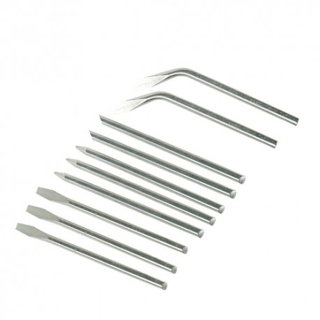 Soldering Iron Tips Set 10pce, 40W