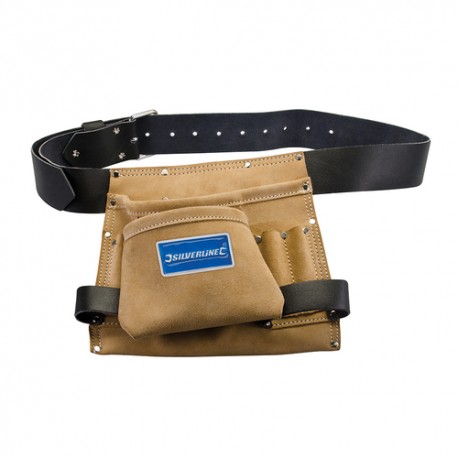 Leather Nail & Tool Bag 8 Pocket, 260 x 230mm