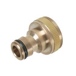 Tap Connector Brass, 3/4" BSP - 1/2" Male