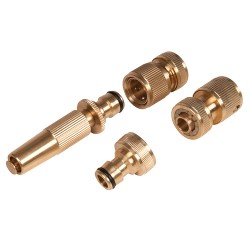 Fittings Set Brass 4pce, 4pce