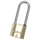 Brass Padlock Long Shackle, 40mm