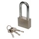 Steel Padlock Long Shackle, 40mm