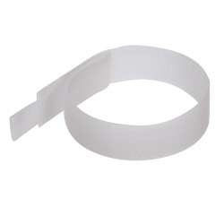 Hook & Loop Cable Ties 10pk, 150mm White