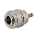 Euro Air Line Hose End Quick Coupler, 8mm Hose End