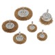 Wire Wheel & Cup Brush Set 6pk, 6mm Shank