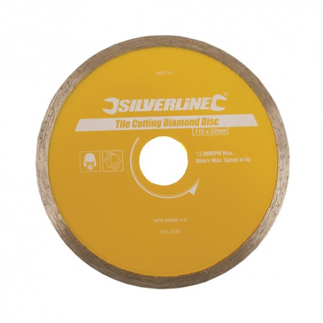 Tile Cutting Diamond Disc, 115 x 22.2mm