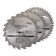 TCT Circular Saw Blades 20, 24, 40T 3pk, 180 x 30 - 20, 16mm rings