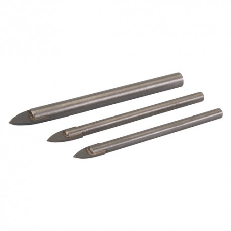 Tile & Glass Drill Bit Set 3pce, 3pce