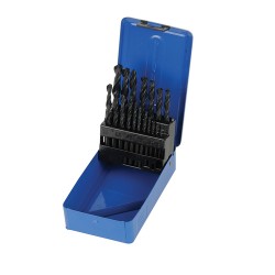 HSS Jobber Drill Bit Set 19pce, 1 - 10mm