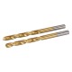 HSS Titanium-Coated Drill Bits 2pk, 6.0mm