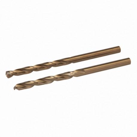 Cobalt Drill Bits 2pk, 5.0mm