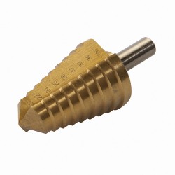 Titanium-Plated HSS Step Drill, 20 - 36mm