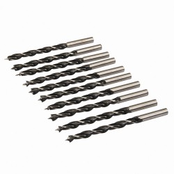 Lip & Spur Drill Bits, 6mm 10pk