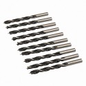 Lip & Spur Drill Bits, 8mm 10pk