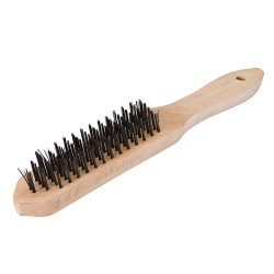 Heavy Duty Wire Brush, 6 Row