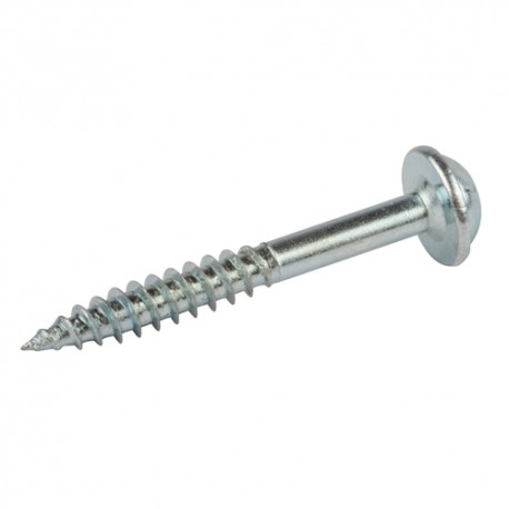 Zinc Pocket-Hole Screws Washer Head - Fine, No.7 x 1-1/4" 32mm, 100pk