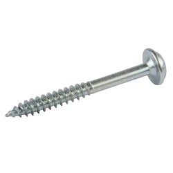 Zinc Pocket-Hole Screws Washer Head - Fine, No.7 x 1-1/2" 38mm, 500pk