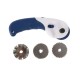 3-in-1 Rotary Cutter, 45mm Dia Blades