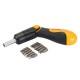 Multi-Bit Ratchet Screwdriver, 3-Way