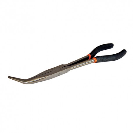 Long Reach Electronics Pliers, Bent