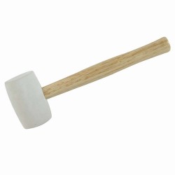 White Rubber Mallet, 24oz