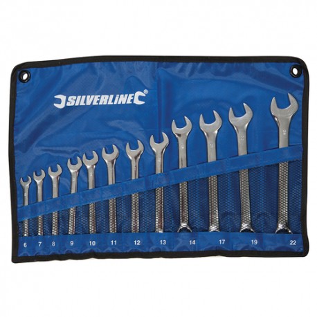 Combination Spanner Set 12pce, 6 - 22mm