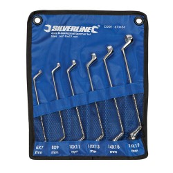 Deep Offset Ring Spanners Set 6pce, 6 - 17mm