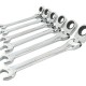 Flexible Head Ratchet Wrench Set 6pce, 8 - 17mm