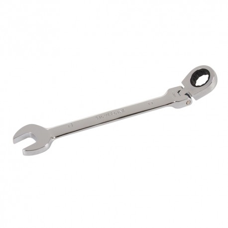 Flexible Head Ratchet Spanner, 17mm