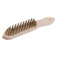 Brassed Wire Brush, 4 Row