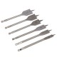 Flat Wood Drill Bit Set 6pce, 10 - 32mm