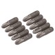 Phillips Cr-V Screwdriver Bits 10pk, PH3