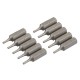 Hex Cr-V Screwdriver Bits 10pk, 2mm