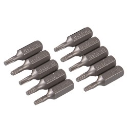 Torx Cr-V Screwdriver Bits 10pk, T10