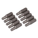 Torx Cr-V Screwdriver Bits 10pk, T27