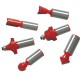 1/2" TCT Router Bit Set 12pce, 1/2"