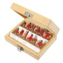 8mm TCT Router Bit Set 12pce, 8mm