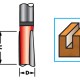 1/4" Straight Metric Cutter, 3 x 12mm