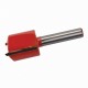 Silverline - 1/4" Metryczny frez trzpieniowy prosty, 20 x 20 mm