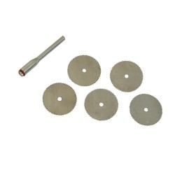 Steel Cutting Disc Kit 6pce, 22mm