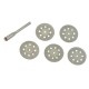 Vented Diamond Cutting Disc Kit 6pce, 22mm