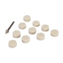 Felt Polishing Wheels Kit 11pce, 13mm