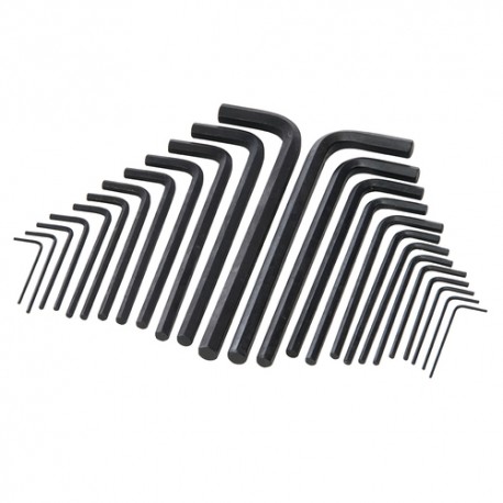 Hex Key Long Series Set 25pce, Metric & AF