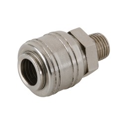 Euro Air Line Male Thread Quick Coupler, 1/4" BSP