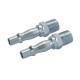 Air Line Bayonet Male Thread Coupler 2pk, 1/4" BSP