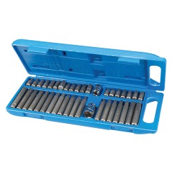 --- Hex, Torx & Spline Bit Set 40pce, 40pce