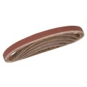 Sanding Belts 10 x 330mm 5pce, Assorted Grit