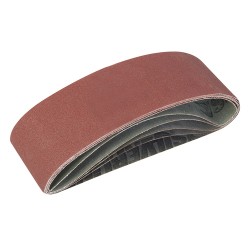 Sanding Belts 75 x 533mm 5pce, Assorted Grit