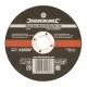 Heavy Duty Metal Cutting Disc Flat, 125 x 3 x 22.23mm